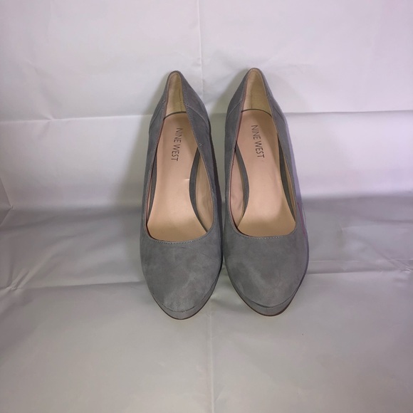 Nine West gray heels - Picture 1 of 4